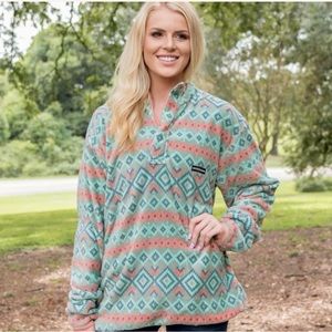 Southern Marsh Pisgah Aztec Pullover- Womens Small